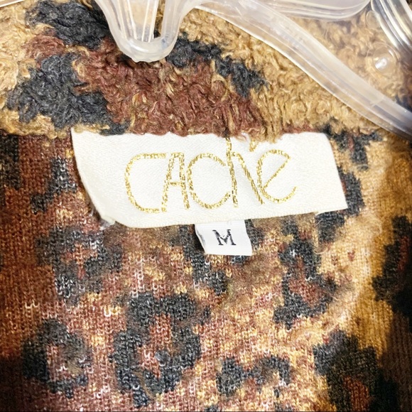 Cache Animal Print Button Front Medium Jac… - Picture 2 of 6